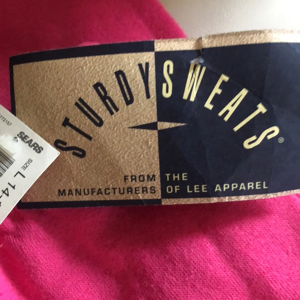 New sweatpants by Lee Apparel pink elastic waist and bottom cuff - Picture 6 of 13